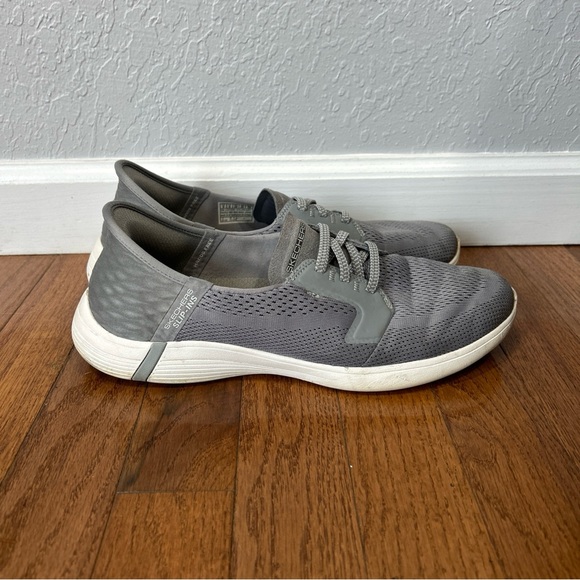Skechers On The Go Walking Shoes Slip-Ins Hands Free Women’s Size 9 Gray - Picture 5 of 11